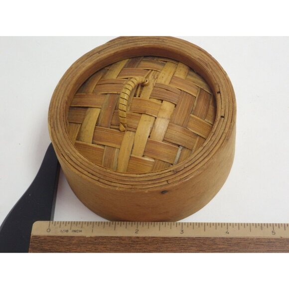 Dim Sum Bamboo Steamer Lid 4 inch - Picture 2 of 5